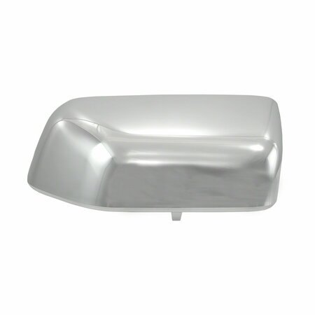 COAST2COAST Top Half Tow Mirror Cover Replacement, Chrome Plated, ABS Plastic, Set Of 2 CCIMC67525R